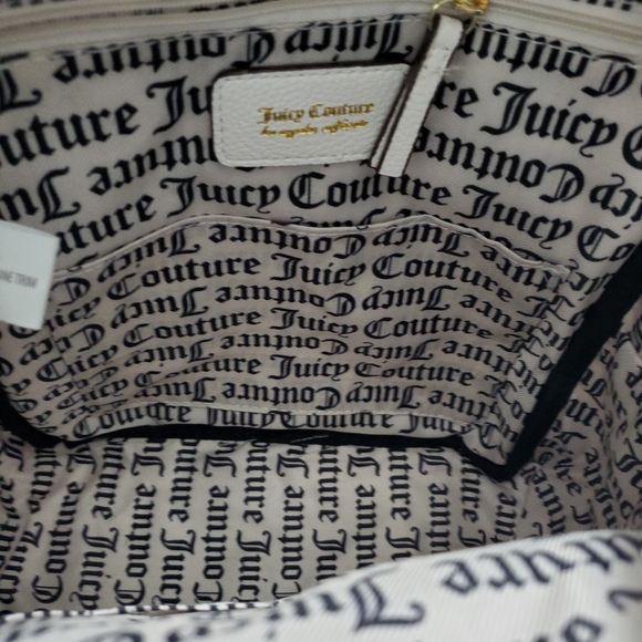 New-Juicy Couture White/Red Roses Floral Backpack - Picture 6 of 7